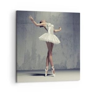 Tablou pe pânză - Ușoară ca o pasăre - 50x50 cm