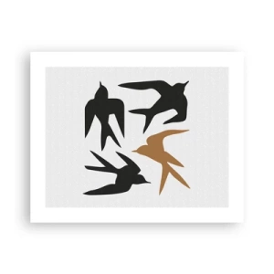 Poster - Jocurile rândunelelor - 50x40 cm