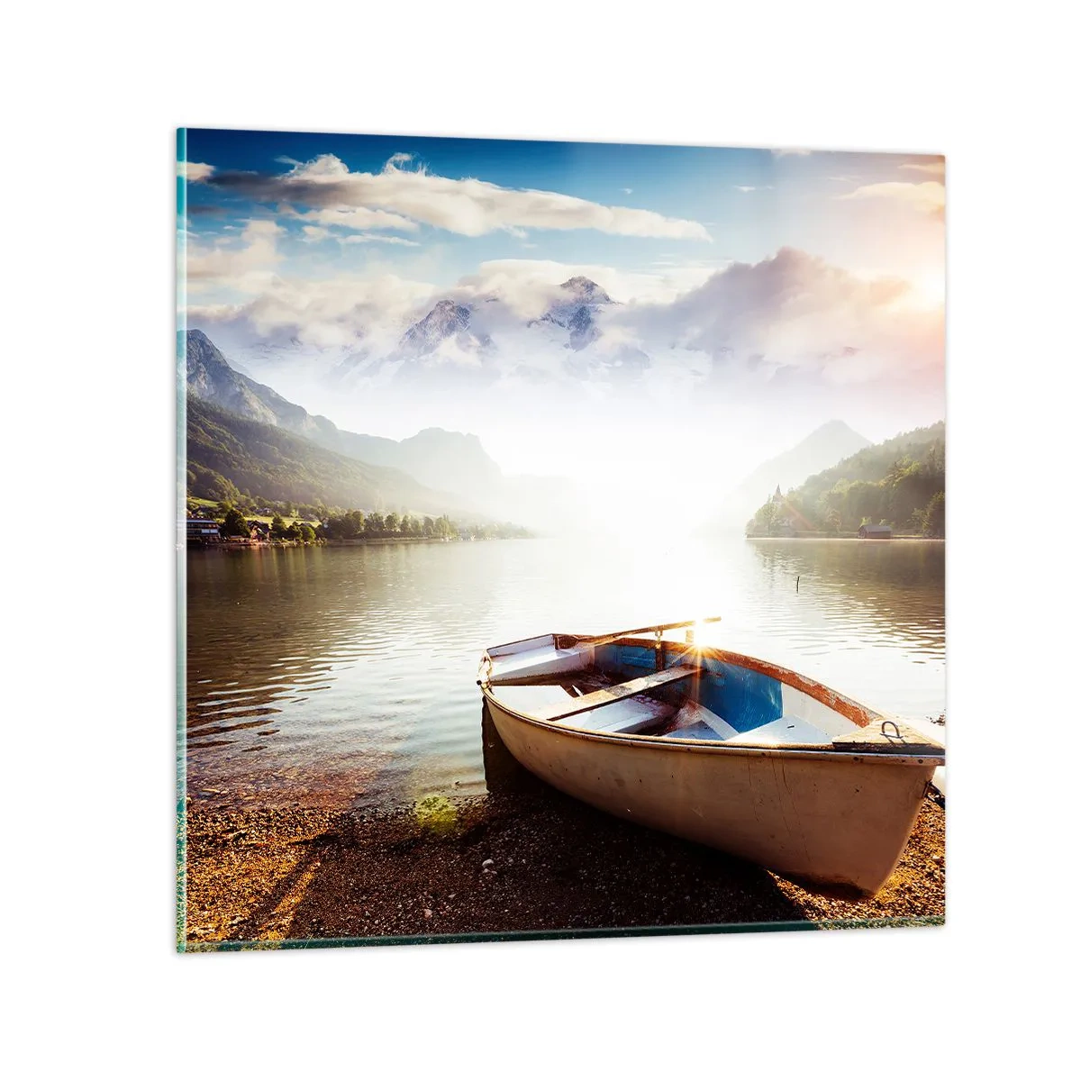 Tablou pe sticlă - Peste apa mare și limpede - 60x60 cm