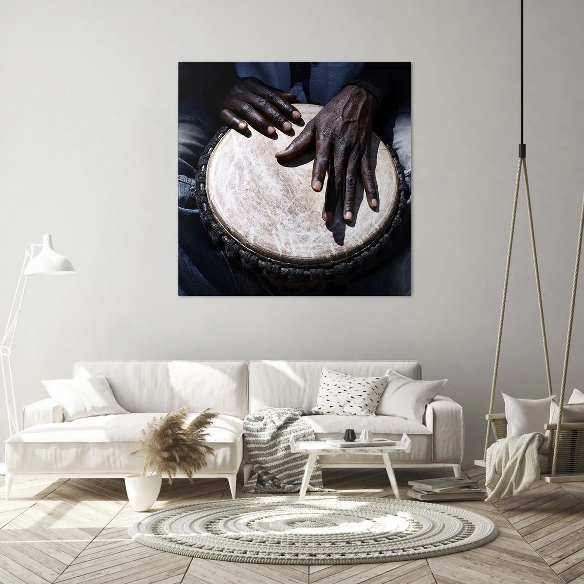 Tablou pe pânză - Trăiește în ritmul tău - 60x60 cm