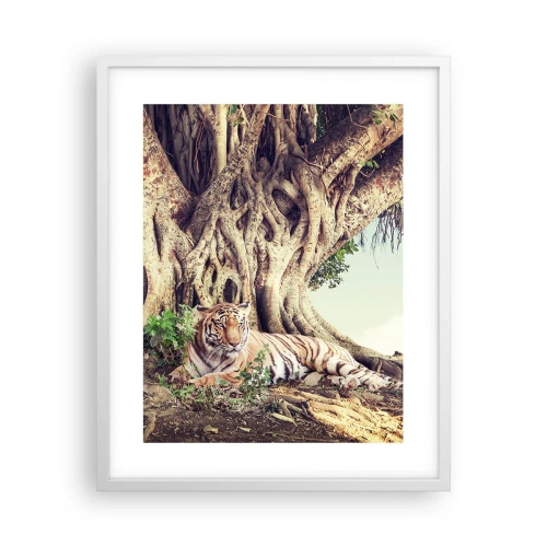 Poster în ramă albă - O perspectivă din Geneză - 40x50 cm