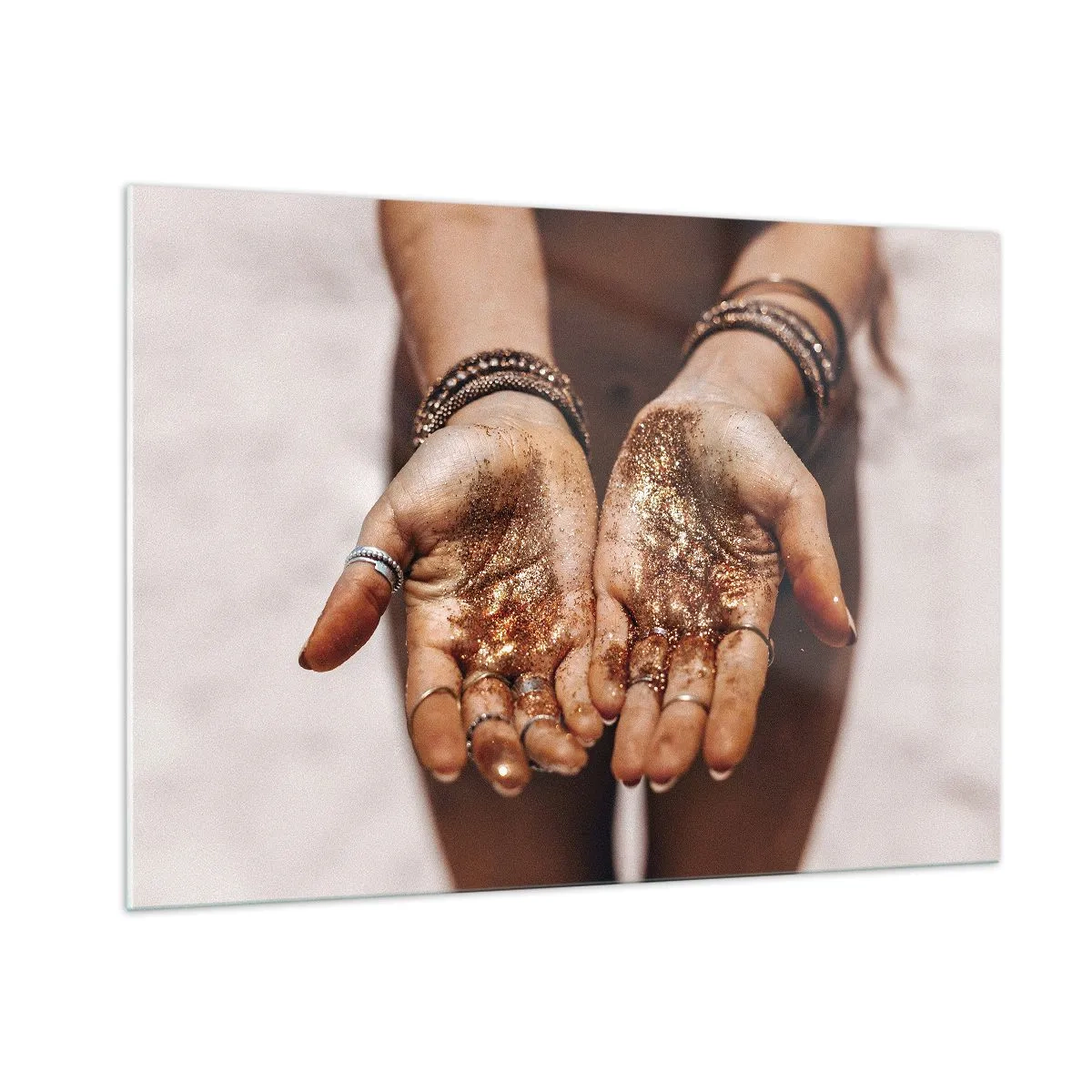 Tablou pe sticlă - Un cadou pentru tine - 100x70 cm