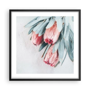 Poster în ramă neagră - Rușinate de propria lor frumusețe - 50x50 cm