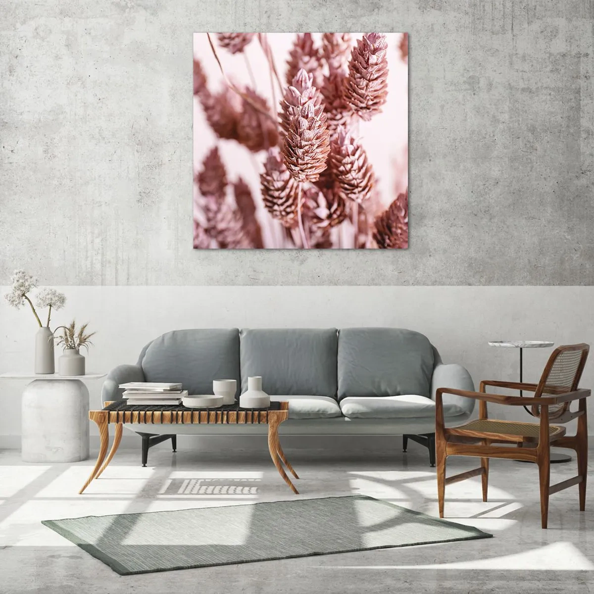 Tablou pe sticlă - Aparent discrete - 40x40 cm