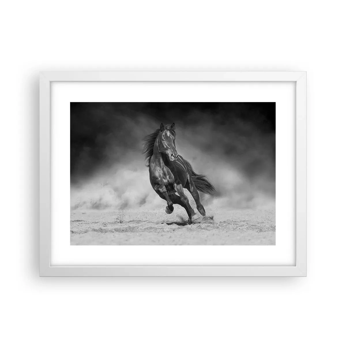 Poster în ramă albă - Dorința emirului - 40x30 cm