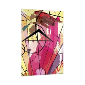 Tablou pe sticlă - Explozie - 50x70 cm