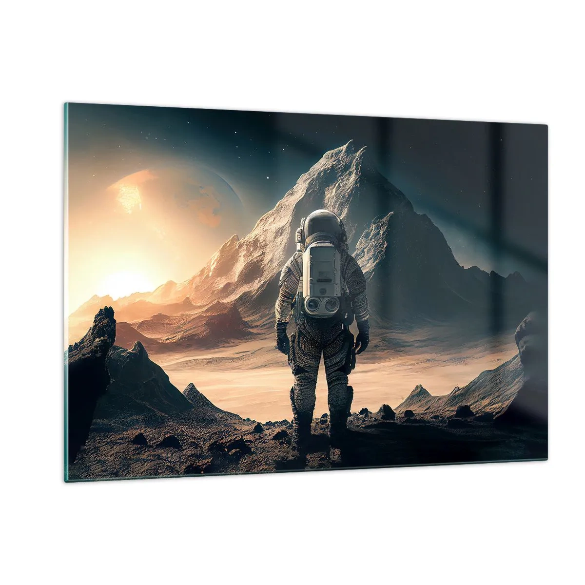 Tablou pe sticlă - O nouă provocare - 120x80 cm