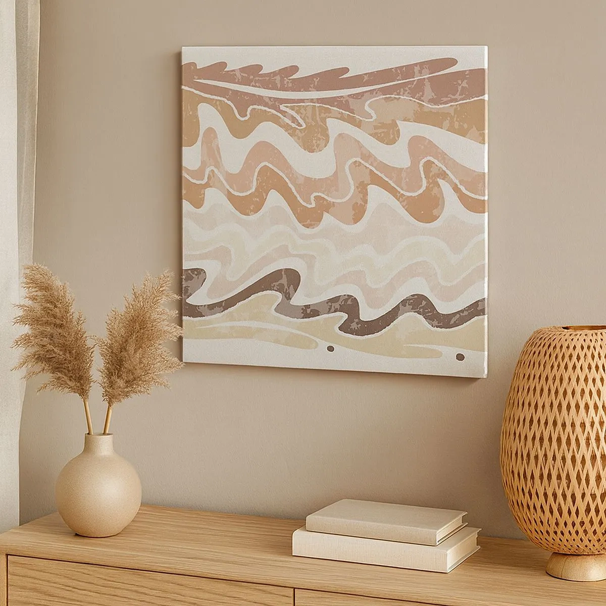 Tablou pe pânză - Energie bună - emoții bune - 30x30 cm