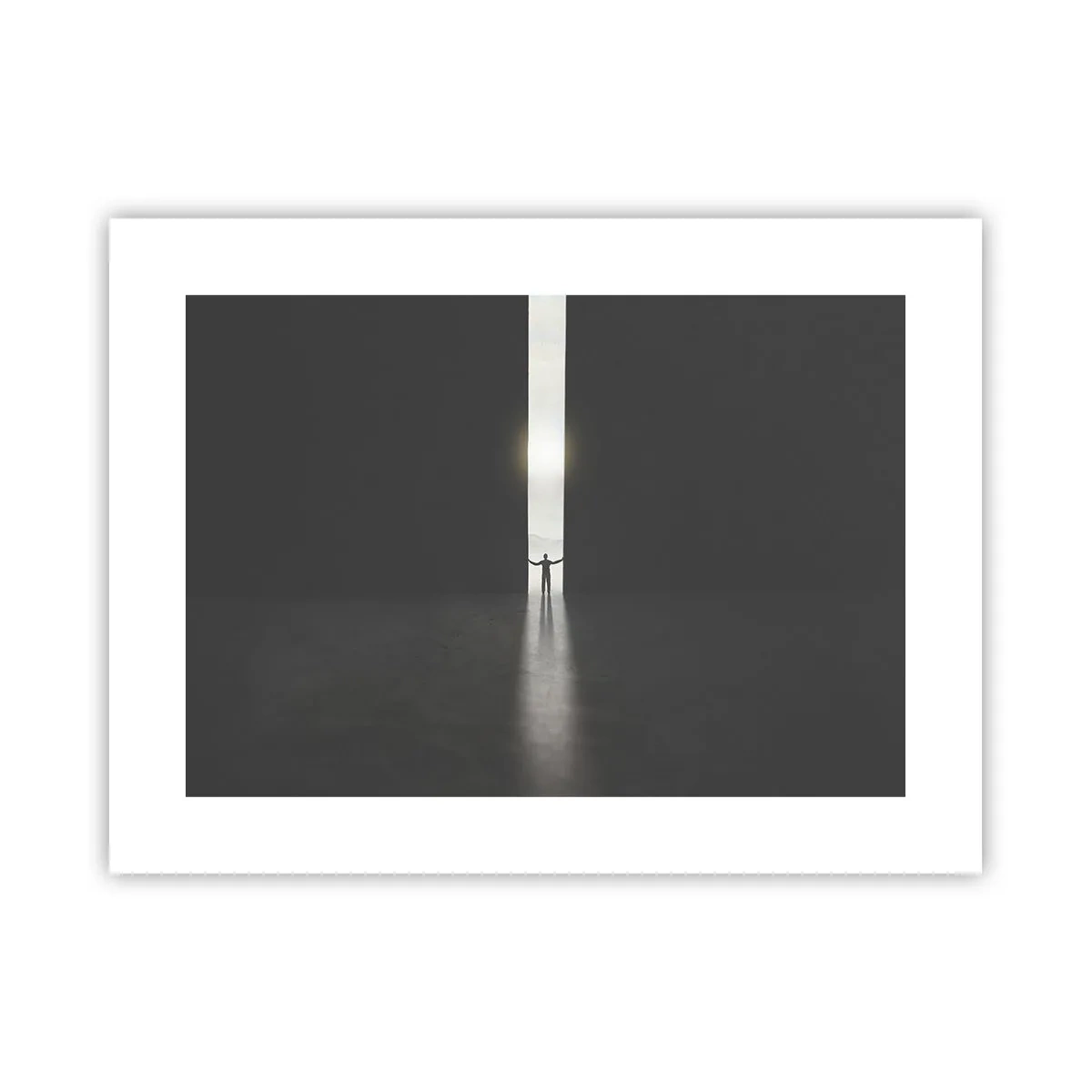 Poster - Un pas spre un viitor luminos - 40x30 cm