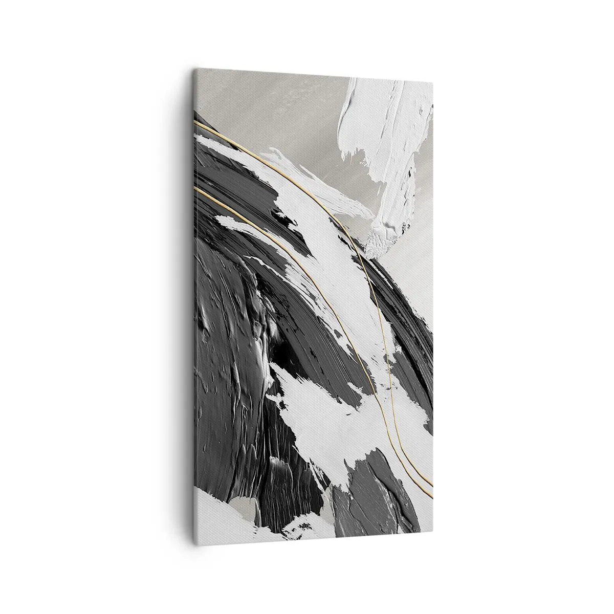 Tablou pe pânză - Abstracție cu fler - 45x80 cm