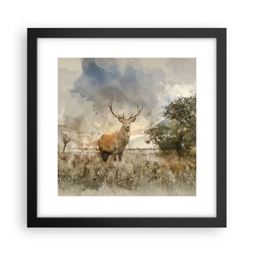 Poster în ramă neagră - Demnitate - putere - măreție - 30x30 cm