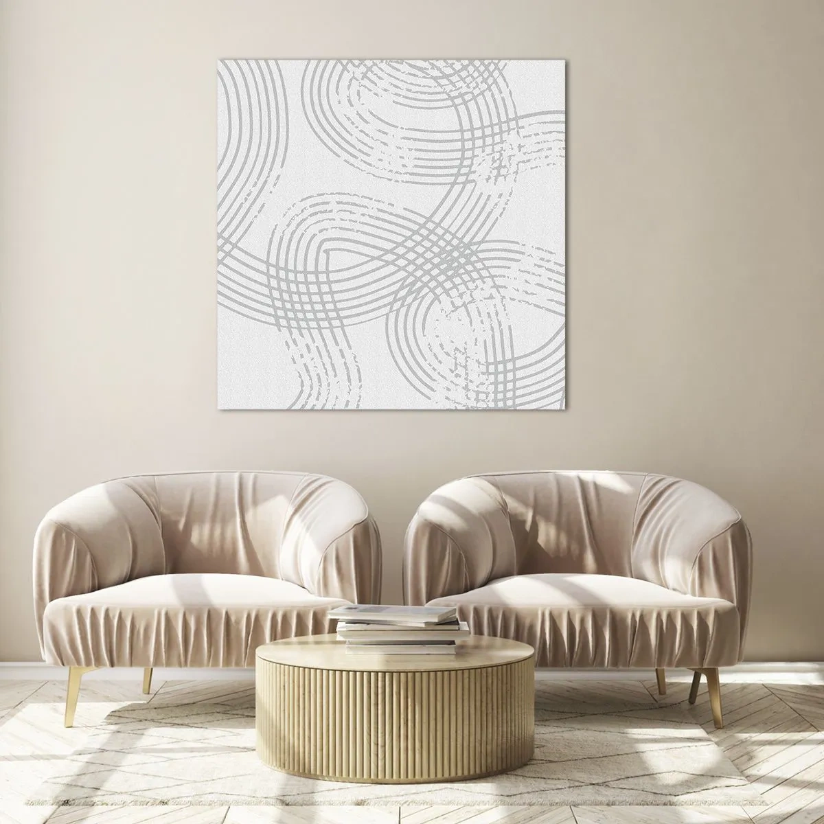 Tablou pe sticlă - Nu există o cale ușoară - 50x50 cm