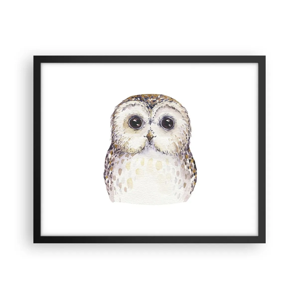 Poster în ramă neagră - Uită-te în ochii mei - 50x40 cm