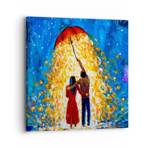 Tablou pe pânză - Magia unei seri ploioase? - 30x30 cm