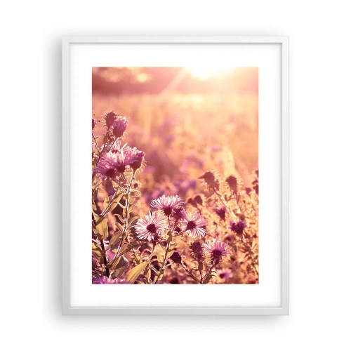 Poster în ramă albă - Înainte ca vara să plece - 40x50 cm