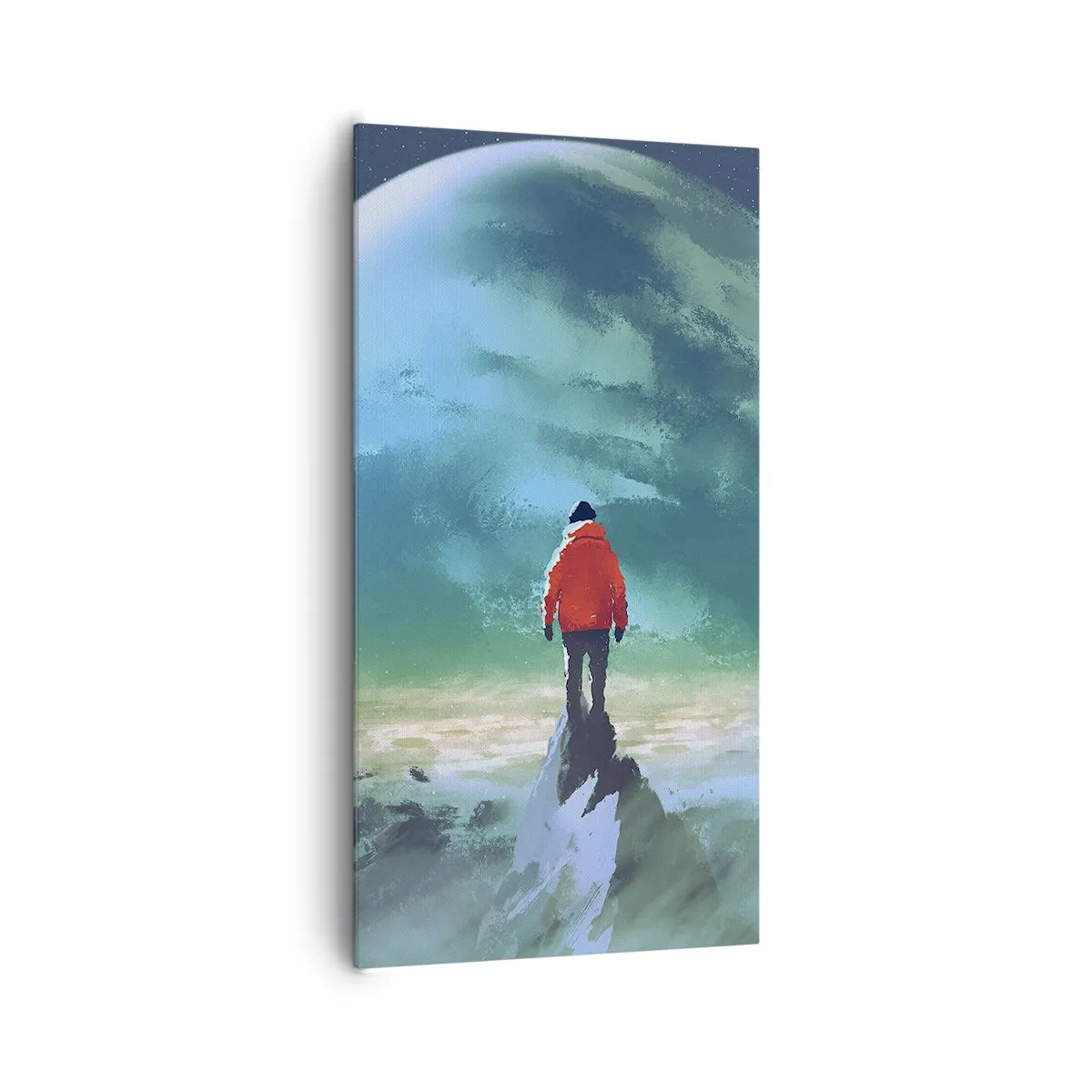 Tablou pe pânză - Descoperitorul unui nou ținut - 65x120 cm