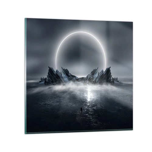 Tablou pe sticlă - Final de poveste - 30x30 cm