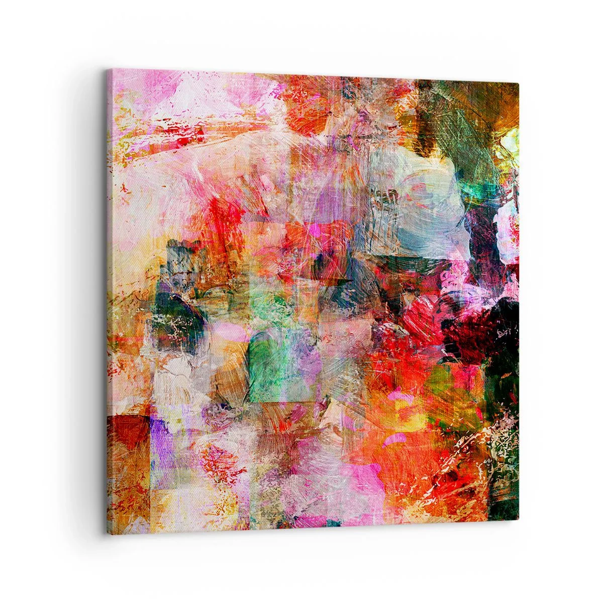 Tablou pe pânză - O călătorie prin roz - 60x60 cm