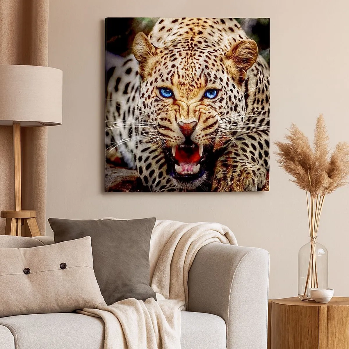 Tablou pe pânză - Furie pură - 30x30 cm