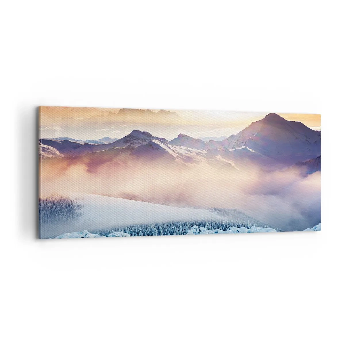Tablou pe pânză - Forța și puritatea naturii - 100x40 cm