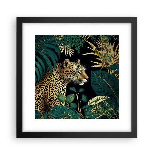 Poster în ramă neagră - Domnitorul junglei - 30x30 cm