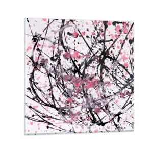Tablou pe sticlă - Natura trecătoare a vieții - 30x30 cm