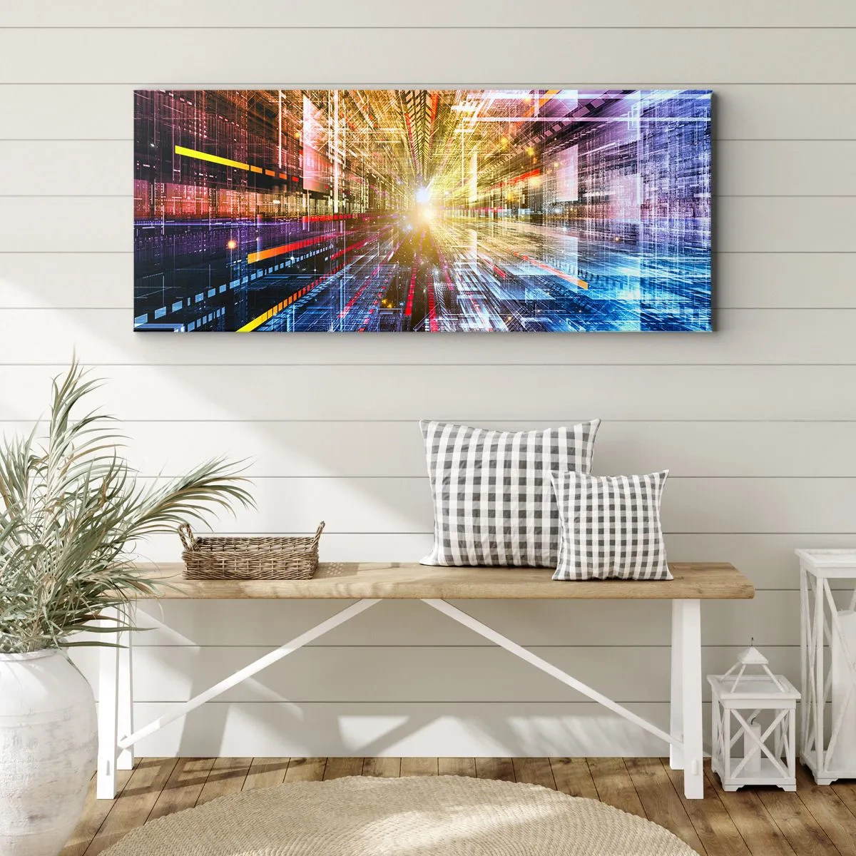 Tablou pe pânză - Coridor luminos - 120x50 cm
