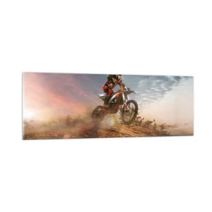 Tablou pe sticlă - Pentru victorie - 90x30 cm