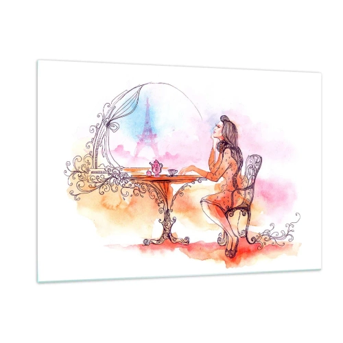 Tablou pe sticlă - Șic parizian - 120x80 cm