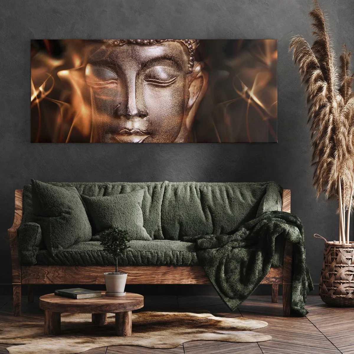 Tablou pe pânză - Există doar aici și acum - 100x40 cm