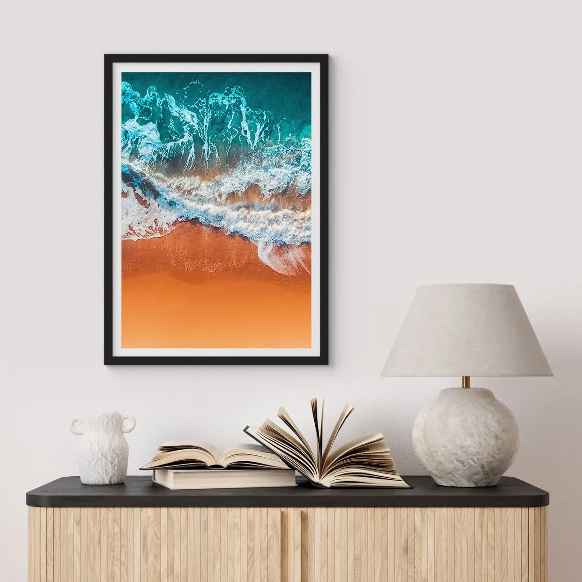 Poster în ramă neagră - Întotdeauna în tandem - 70x100 cm