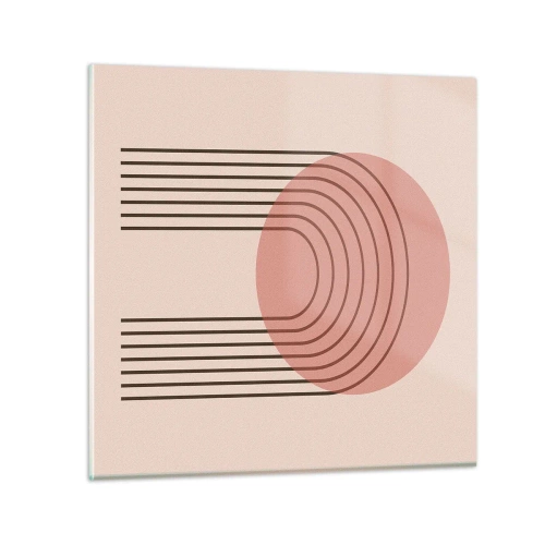 Tablou pe sticlă - Atracție irezistibilă - 40x40 cm