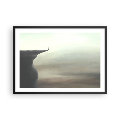 Poster în ramă neagră - În sus, bineînțeles! - 70x50 cm