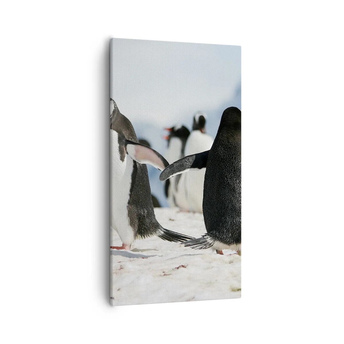 Tablou pe pânză - Dansul în zăpadă - 55x100 cm