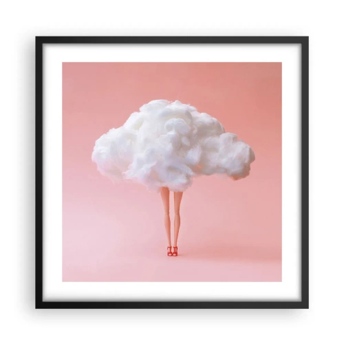 Poster în ramă neagră - Dulce promisiune - 50x50 cm