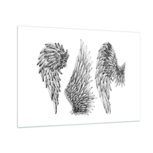 Tablou pe sticlă - Și tu poți fi un înger - 100x70 cm