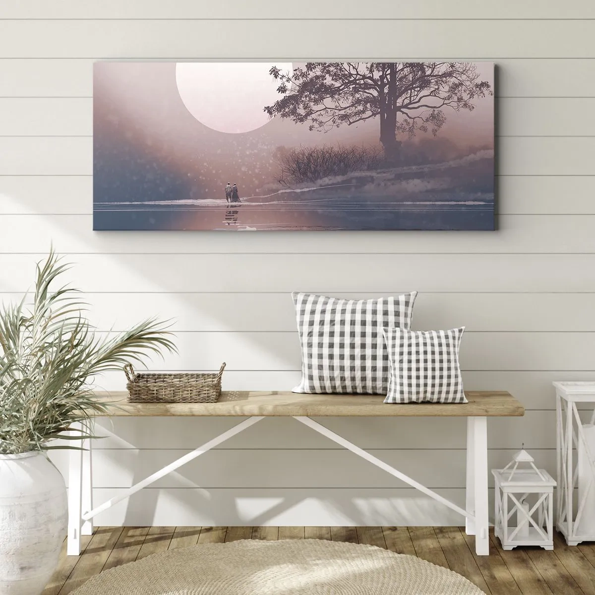 Tablou pe pânză - Minuni nocturne - 100x40 cm