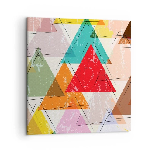 Tablou pe pânză - Trei câte trei - 60x60 cm