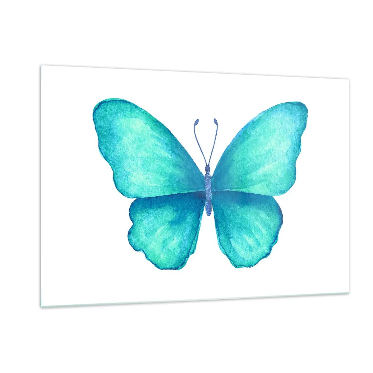 Tablou pe sticlă - Turcoaz prin natura - 120x80 cm