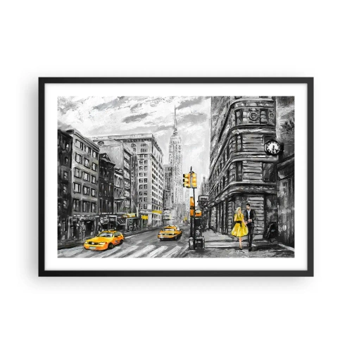 Poster în ramă neagră - O poveste din New York - 70x50 cm
