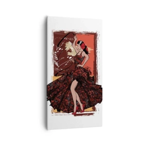 Tablou pe pânză - În ritmul inimii - 55x100 cm