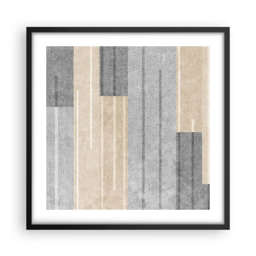 Poster în ramă neagră - Compoziție: în poziție verticală - 50x50 cm