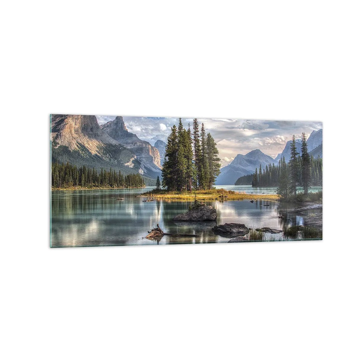 Tablou pe sticlă - La o apă mare și limpede… - 120x50 cm