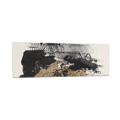 Tablou pe sticlă - Compoziție cu pasiune - 160x50 cm