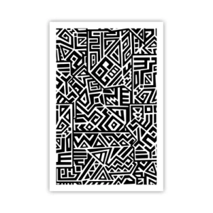 Poster - Compoziție precolumbiană - 61x91 cm