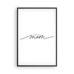 Poster în ramă neagră - Mare emoție - 61x91 cm