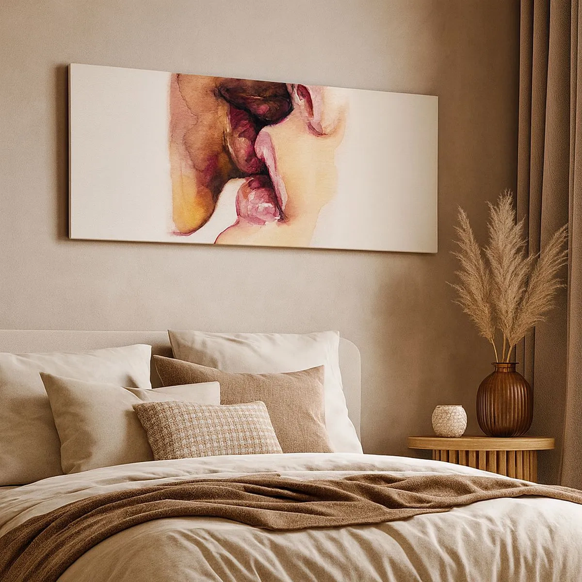 Tablou pe pânză - Ca ziua și noaptea, ca cerul și pământul - 100x40 cm