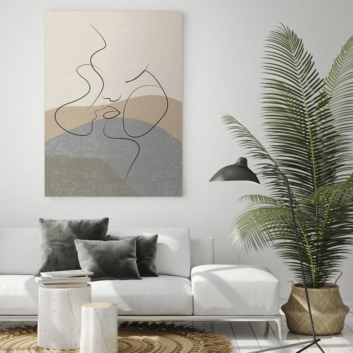 Tablou pe sticlă - Ca o atingere de pensulă - 50x70 cm