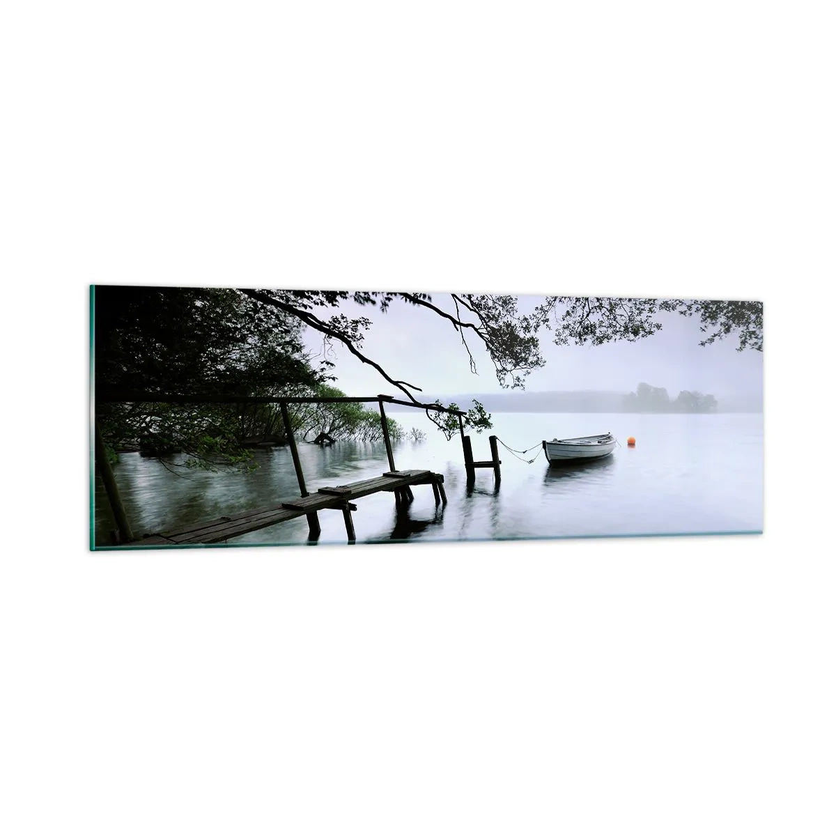 Tablou pe sticlă - Te odihnești deja - 90x30 cm