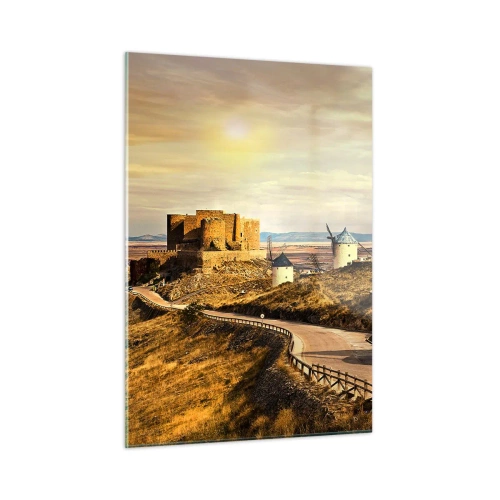 Tablou pe sticlă - Don Quijote apare imediat - 50x70 cm